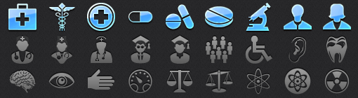 Medical App Tab Bar Icons