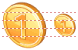 One coin icons