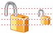 Open lock icons