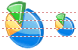 Pie chart icons