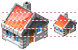 Stone house icons