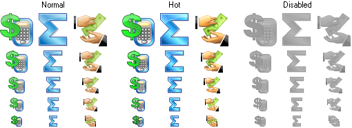 Accounting Toolbar Icons