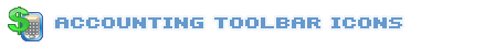 Accounting Toolbar Icons Accounting Toolbar Icons