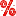 Red percent icon