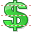 Green dollar icon