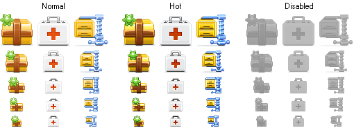 Archive Toolbar Icons