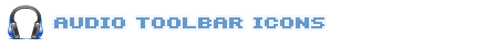 audio toolbar icons Audio Toolbar Icons