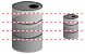 Metal barrel icons