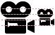 Camcorder icons
