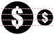 Dollar coin icons