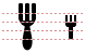 Fork icons
