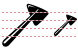 Medical hammer icons
