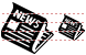 Newspaper icons