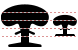 Nuclear explosion icons