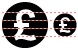Pound coin icons