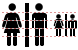 Restrooms icons