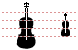 Violin icons