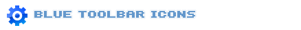 Blue Icons for Developers Blue Toolbar Icons