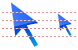 Cursor arrow icons