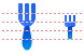 Fork icons