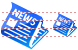 Newspaper icons