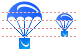 Parachute icons