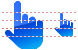 Pointing up icons