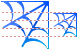Spider web icons