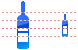 Wine bottle icons