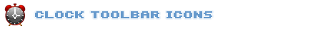 Clock Toolbar Icons