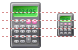 Calculator icons