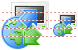 PC-Web synchro- nization v2 icons