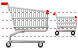 Hand cart icons