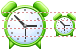 Alarm clock icons