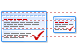 Cheque icons