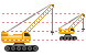 Crawler crane icons