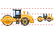 Road roller icons