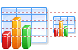 3d chart for table icons