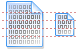 Binary data icon