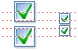 Check boxes icon