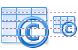 Copyright table icons