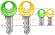 Key copy icons