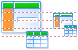 Nested table icons