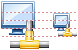 Network computer icons