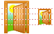 Open door icon