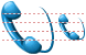 Phone receiver icons