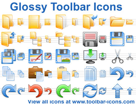 Glossy Toolbar Icon Set screenshot