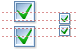 Check boxes icons