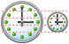Clock icons