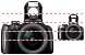 Reflex camera icons